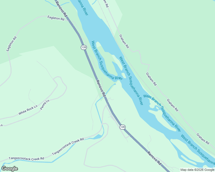 map of restaurants, bars, coffee shops, grocery stores, and more near 3202 Renovo Road in Lock Haven