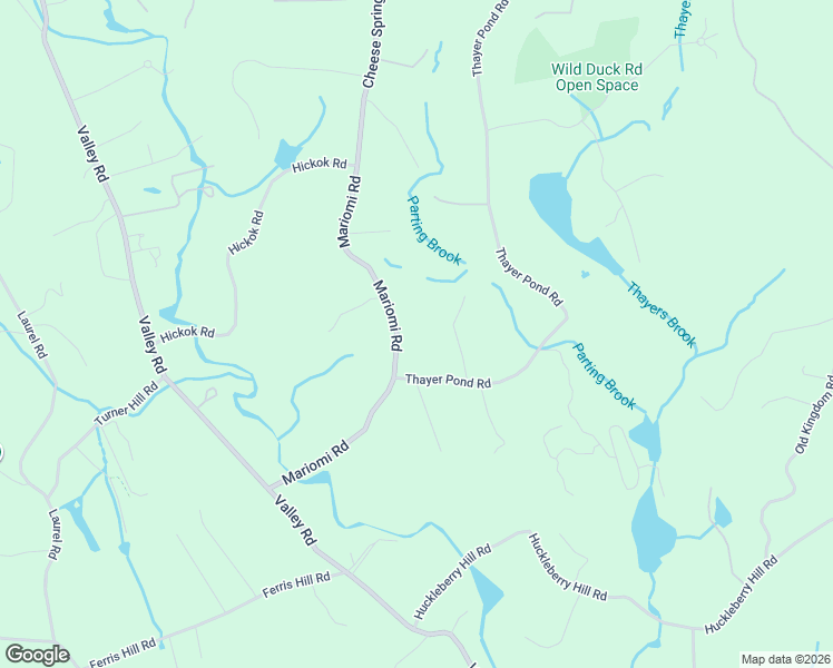 map of restaurants, bars, coffee shops, grocery stores, and more near 181 Mariomi Road in New Canaan