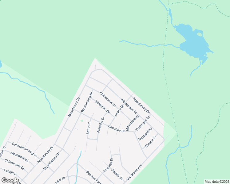 map of restaurants, bars, coffee shops, grocery stores, and more near 8 Winnebago Dr in Monroe