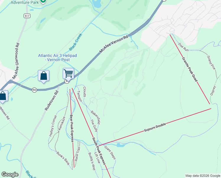map of restaurants, bars, coffee shops, grocery stores, and more near 1 Pinehurst Court in Sussex County