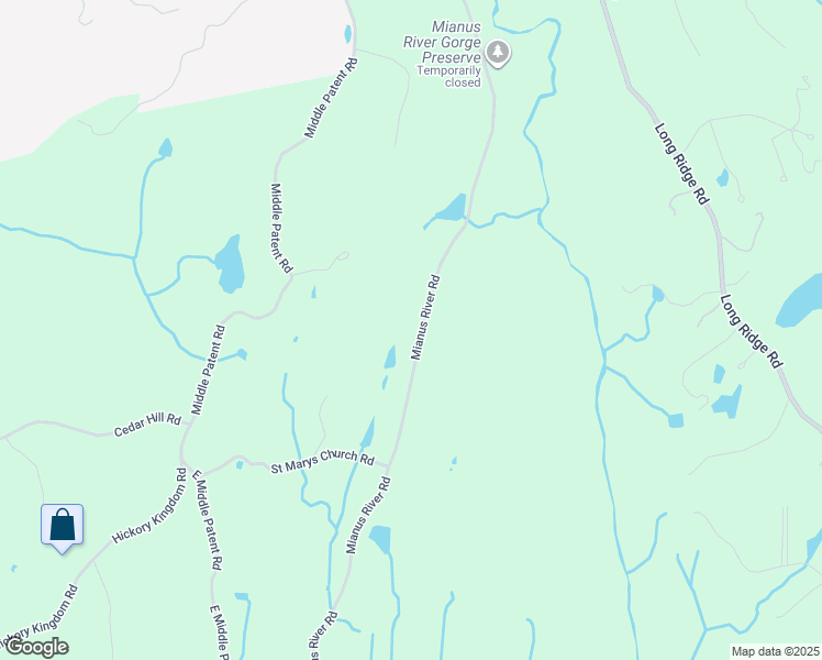 map of restaurants, bars, coffee shops, grocery stores, and more near 103 Mianus River Road in Bedford