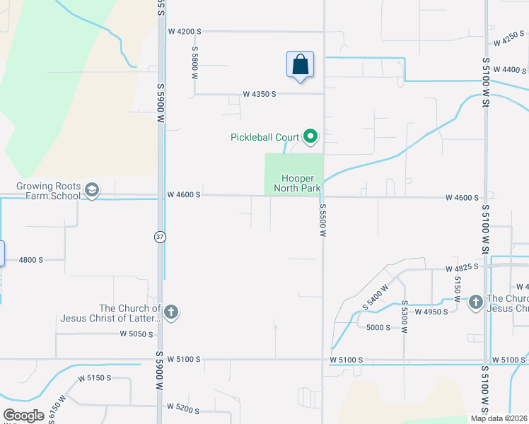 map of restaurants, bars, coffee shops, grocery stores, and more near 4625 South 5600 West in Hooper