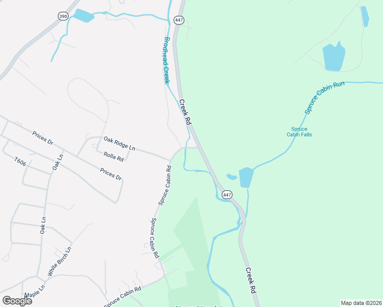 map of restaurants, bars, coffee shops, grocery stores, and more near 3530 Spruce Cabin Road in Cresco