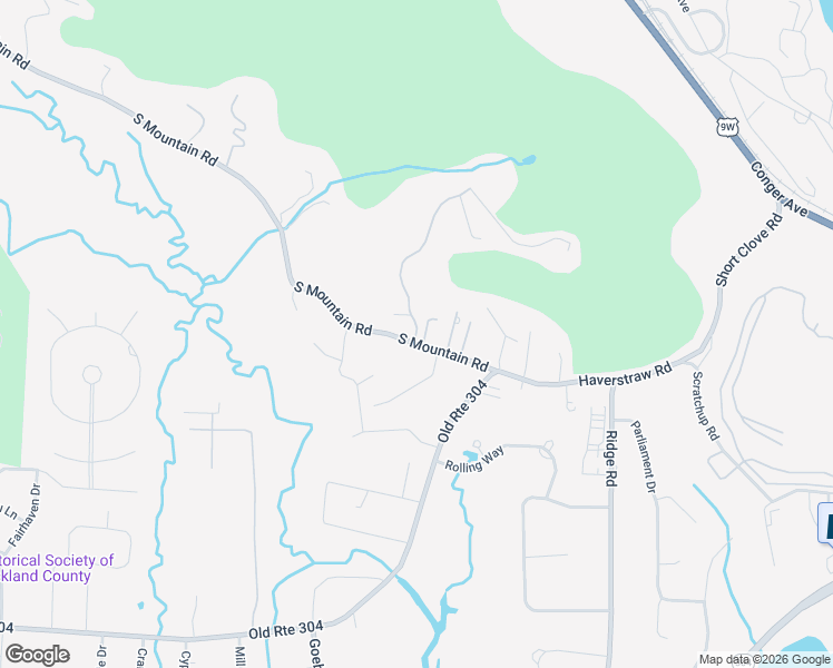 map of restaurants, bars, coffee shops, grocery stores, and more near 4 High Tor Road in New City