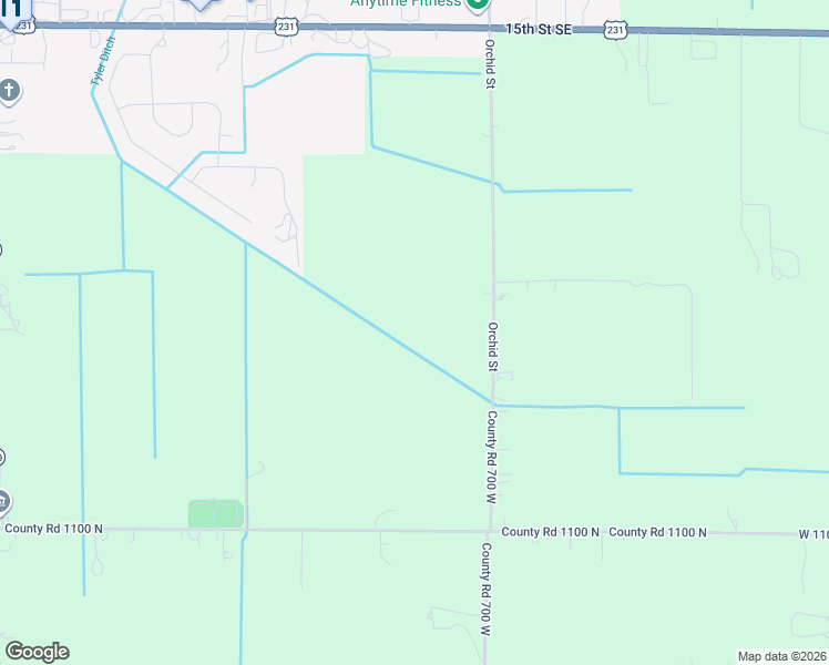 map of restaurants, bars, coffee shops, grocery stores, and more near 11354 County Road 700 West in De Motte