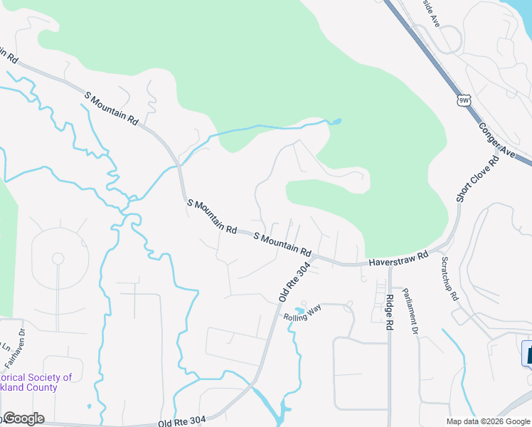 map of restaurants, bars, coffee shops, grocery stores, and more near 4 High Tor Road in New City