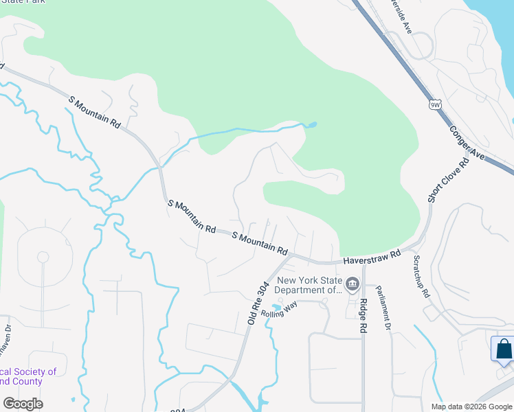 map of restaurants, bars, coffee shops, grocery stores, and more near 689 South Mountain Road in New City
