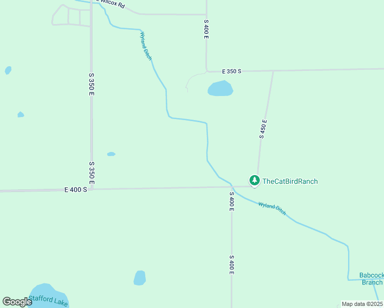map of restaurants, bars, coffee shops, grocery stores, and more near 3966 East 400 South in Warsaw