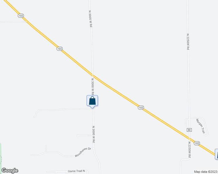 map of restaurants, bars, coffee shops, grocery stores, and more near 2251 County Road N 433 West in Bourbonnais