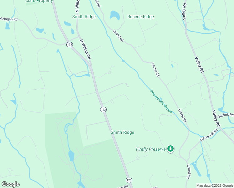 map of restaurants, bars, coffee shops, grocery stores, and more near 729 Smith Ridge Road in New Canaan