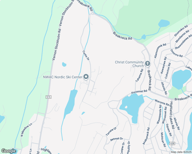 map of restaurants, bars, coffee shops, grocery stores, and more near 11 Village Way in Vernon Township