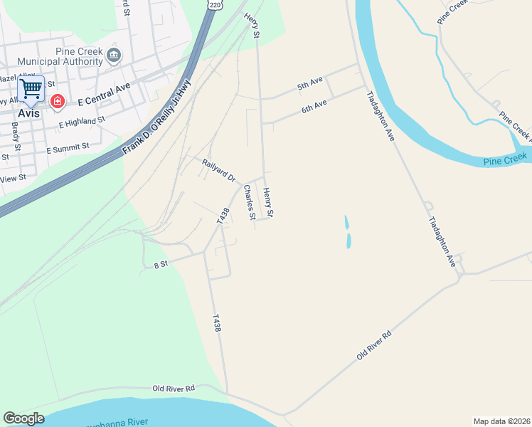 map of restaurants, bars, coffee shops, grocery stores, and more near 342 Henry St in Jersey Shore