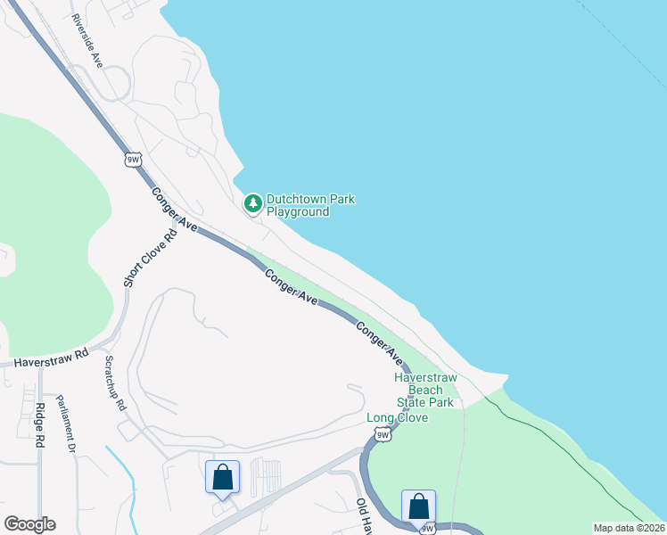 map of restaurants, bars, coffee shops, grocery stores, and more near 20 Riverside Avenue in Haverstraw