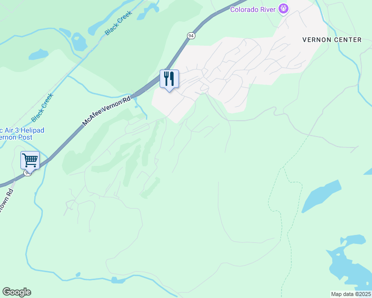 map of restaurants, bars, coffee shops, grocery stores, and more near 3 Steamboat Drive in Vernon Township