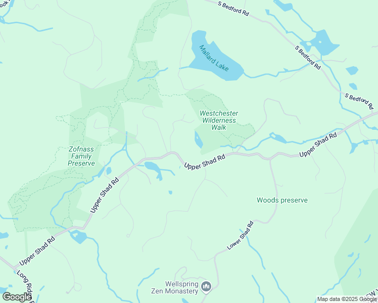 map of restaurants, bars, coffee shops, grocery stores, and more near 193 Upper Shad Road in Pound Ridge