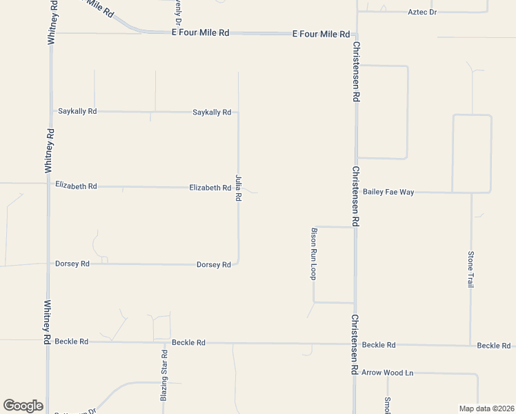 map of restaurants, bars, coffee shops, grocery stores, and more near 6717 Julia Road in Cheyenne