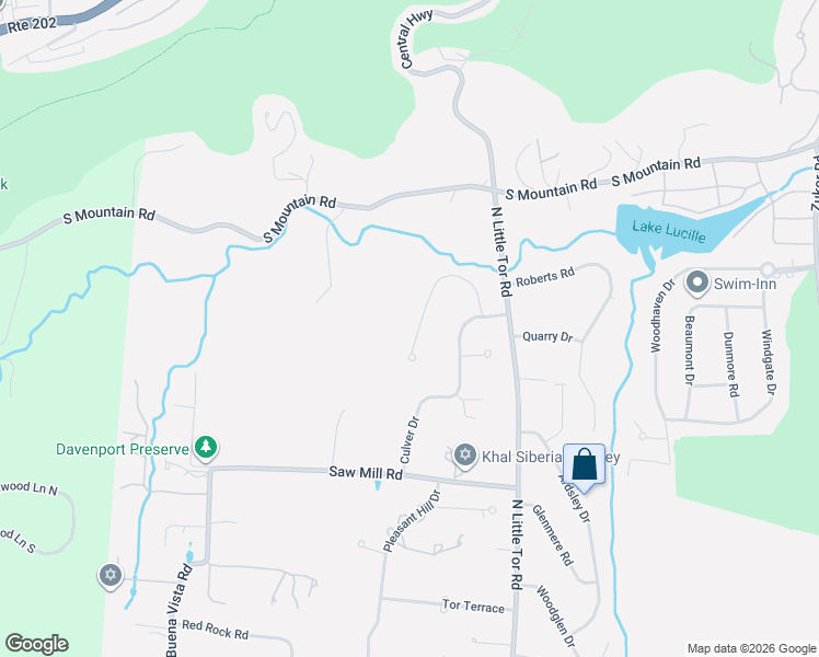 map of restaurants, bars, coffee shops, grocery stores, and more near 20 Denver Drive in New City