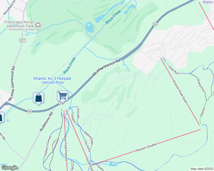 map of restaurants, bars, coffee shops, grocery stores, and more near 8 Le Touquet Drive in Sussex County