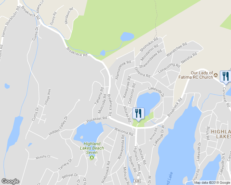 map of restaurants, bars, coffee shops, grocery stores, and more near 23 Alturas Road in Sussex County