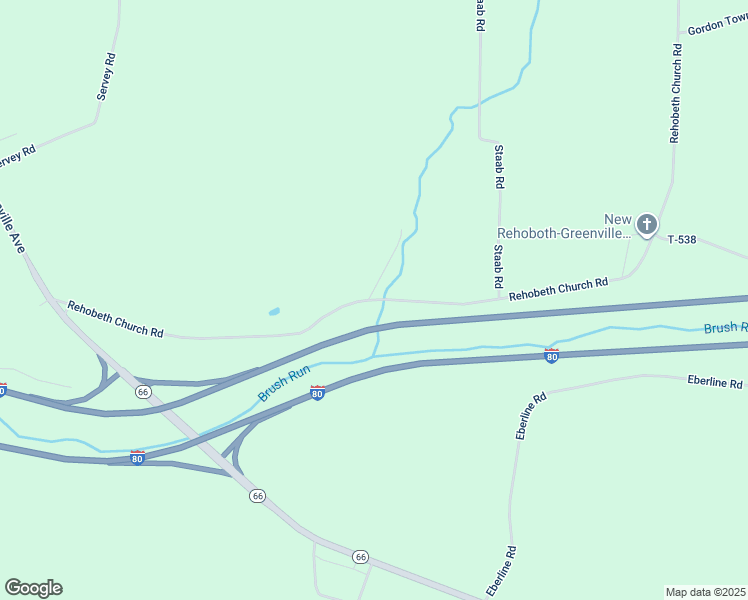 map of restaurants, bars, coffee shops, grocery stores, and more near State Route 1011 in Clarion