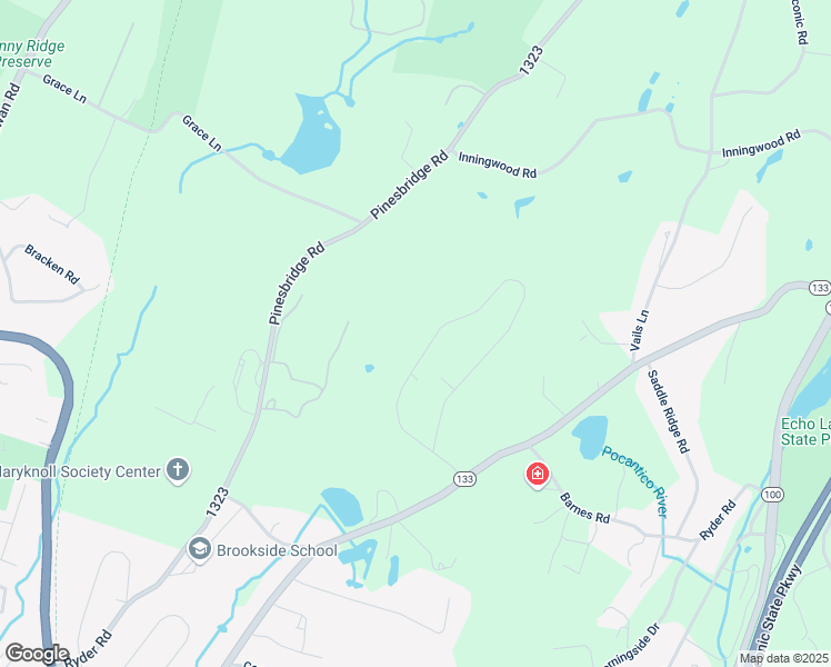 map of restaurants, bars, coffee shops, grocery stores, and more near 48 Edgewood Road in Ossining