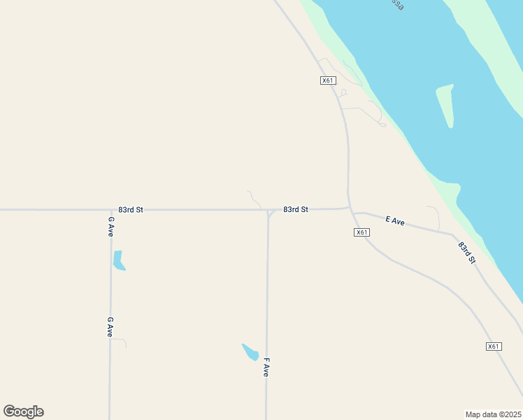 map of restaurants, bars, coffee shops, grocery stores, and more near 9518 83rd Street in Wapello