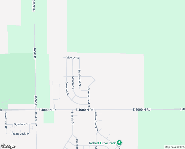 map of restaurants, bars, coffee shops, grocery stores, and more near 2383 Mulberry Street in Bourbonnais