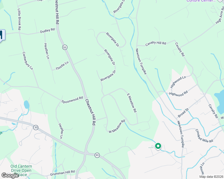 map of restaurants, bars, coffee shops, grocery stores, and more near 85 East Meadow Road in Wilton