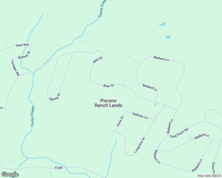 map of restaurants, bars, coffee shops, grocery stores, and more near 1119 Bear Drive in Bushkill