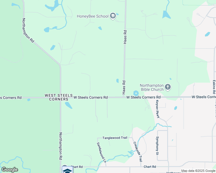 map of restaurants, bars, coffee shops, grocery stores, and more near 557 West Steels Corners Road in Cuyahoga Falls