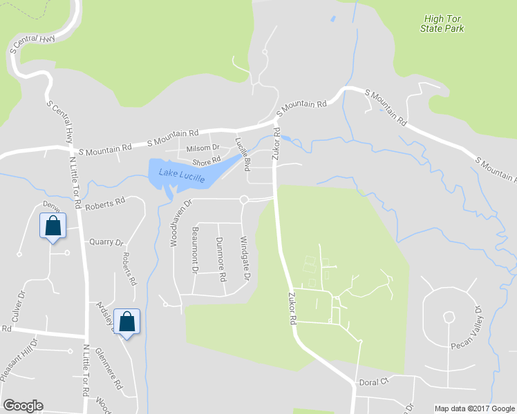 map of restaurants, bars, coffee shops, grocery stores, and more near 3 Woodhaven Drive in New City