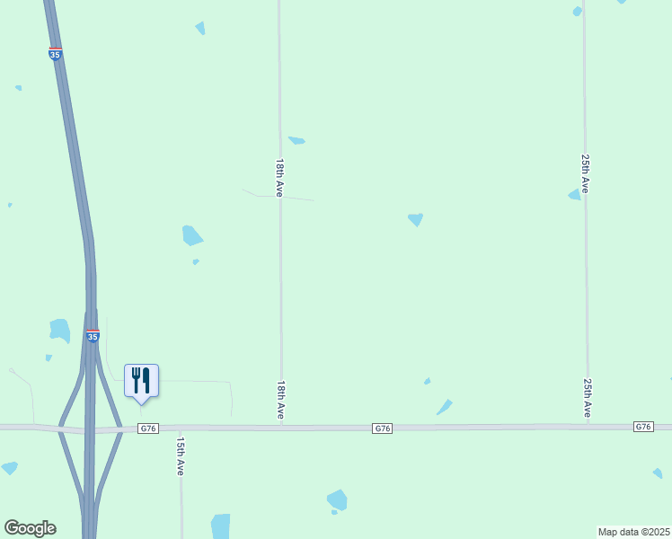 map of restaurants, bars, coffee shops, grocery stores, and more near 23499 18th Avenue in New Virginia