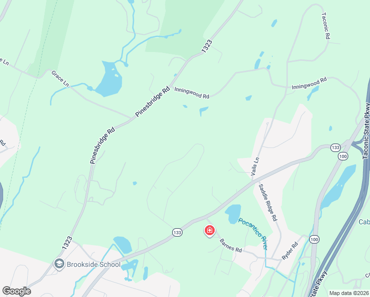 map of restaurants, bars, coffee shops, grocery stores, and more near 75 Edgewood Road in Ossining