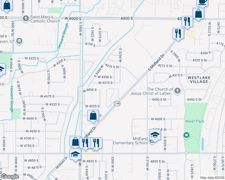 map of restaurants, bars, coffee shops, grocery stores, and more near 4470 Haven Creek Road in West Haven