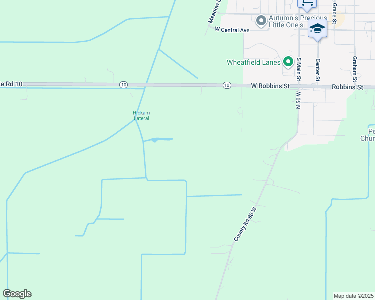 map of restaurants, bars, coffee shops, grocery stores, and more near State Road 10 in Wheatfield