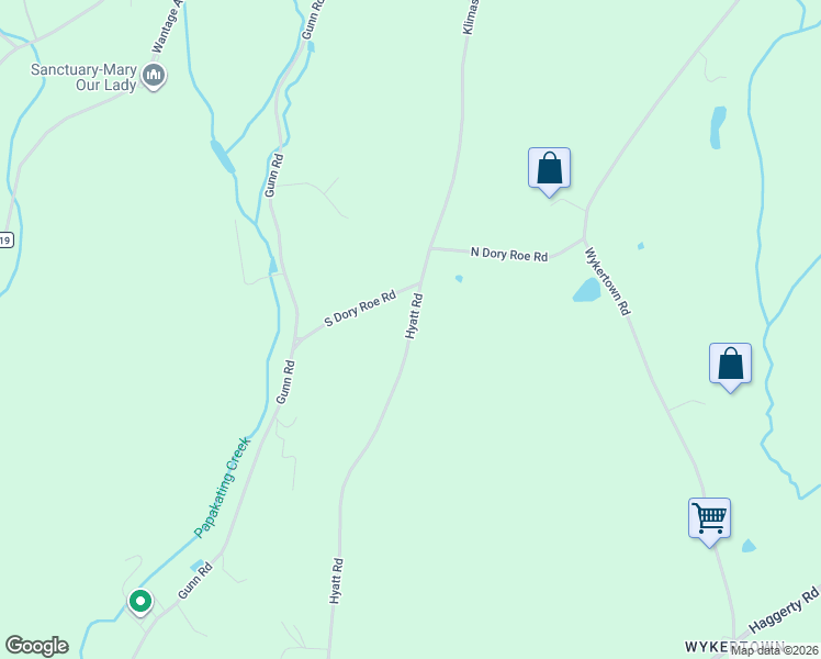 map of restaurants, bars, coffee shops, grocery stores, and more near 84 Hyatt Road in Branchville