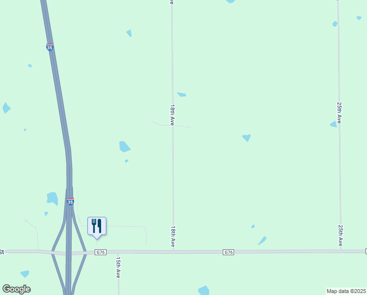 map of restaurants, bars, coffee shops, grocery stores, and more near 23499 18th Avenue in New Virginia