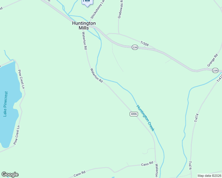 map of restaurants, bars, coffee shops, grocery stores, and more near State Route 4006 in Luzerne County