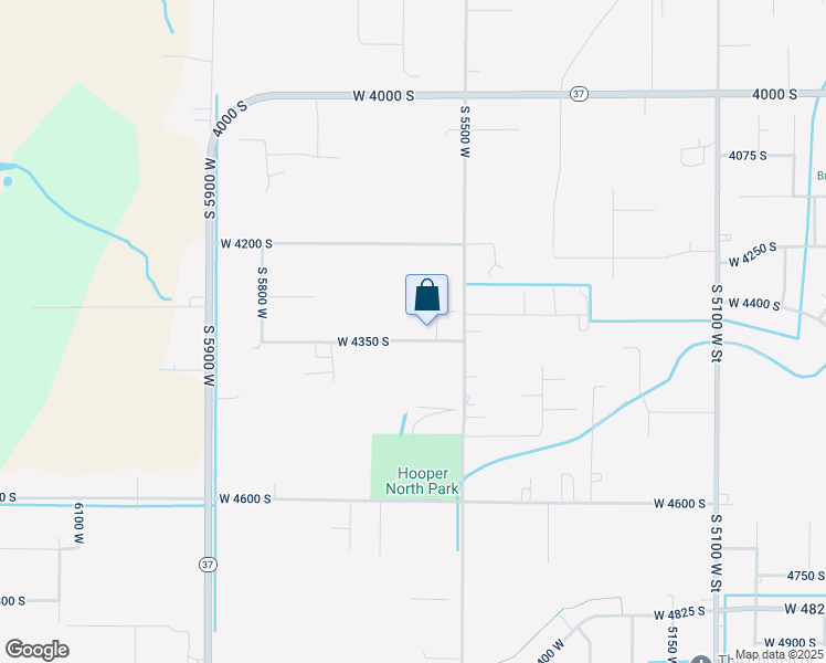map of restaurants, bars, coffee shops, grocery stores, and more near 5548 West 4350 South in Hooper