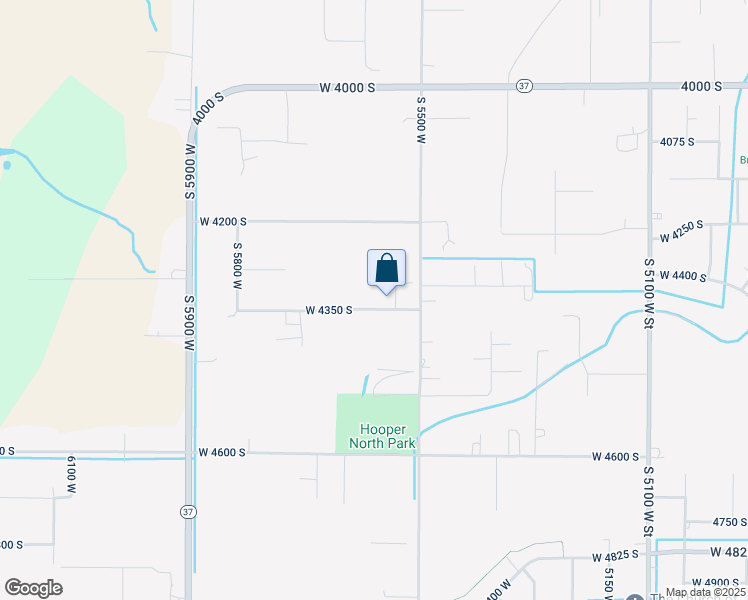 map of restaurants, bars, coffee shops, grocery stores, and more near 5548 West 4350 South in Hooper