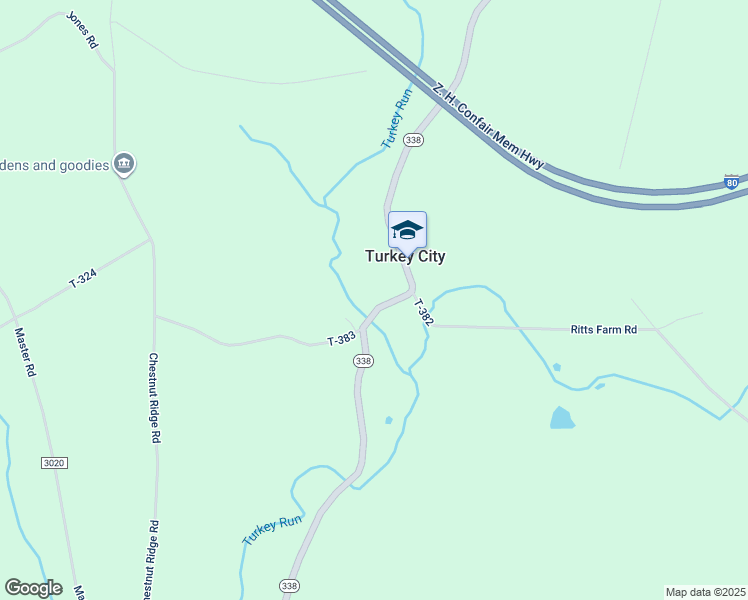 map of restaurants, bars, coffee shops, grocery stores, and more near in Turkey City