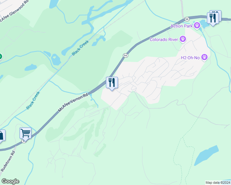 map of restaurants, bars, coffee shops, grocery stores, and more near 2 Chamonix Drive in Sussex County