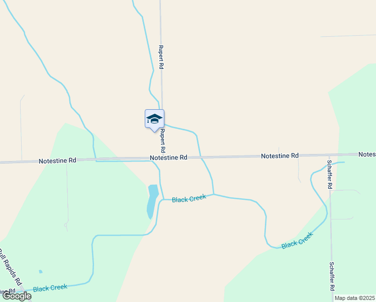 map of restaurants, bars, coffee shops, grocery stores, and more near 20329 Notestine Road in Woodburn