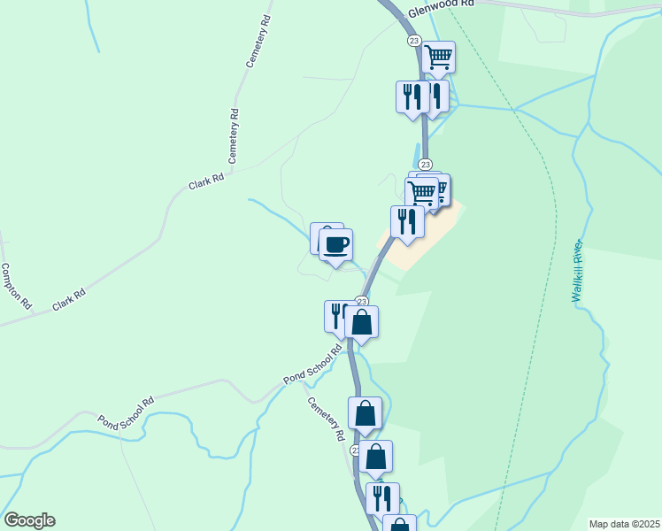 map of restaurants, bars, coffee shops, grocery stores, and more near 15 Boulder Hills Boulevard in Sussex