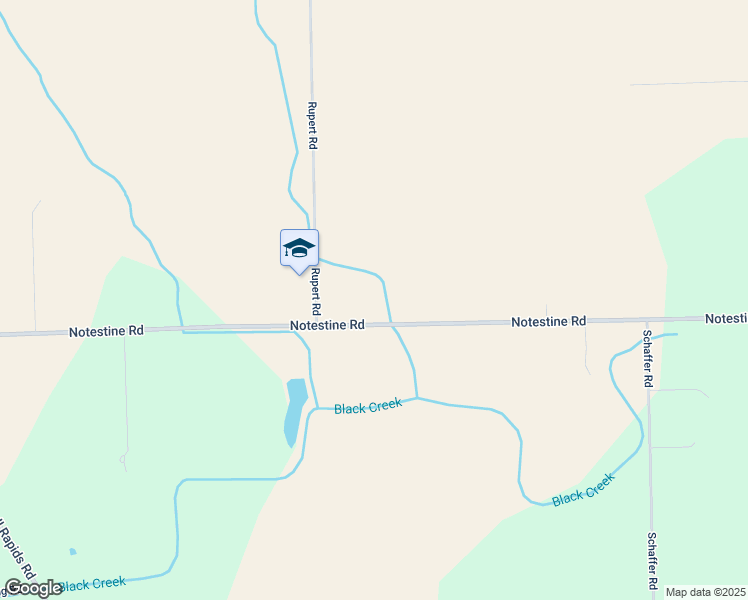 map of restaurants, bars, coffee shops, grocery stores, and more near 20329 Notestine Road in Woodburn