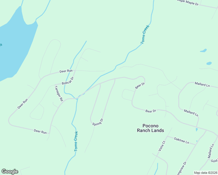map of restaurants, bars, coffee shops, grocery stores, and more near 102-132 Bear Drive in Dingmans Ferry