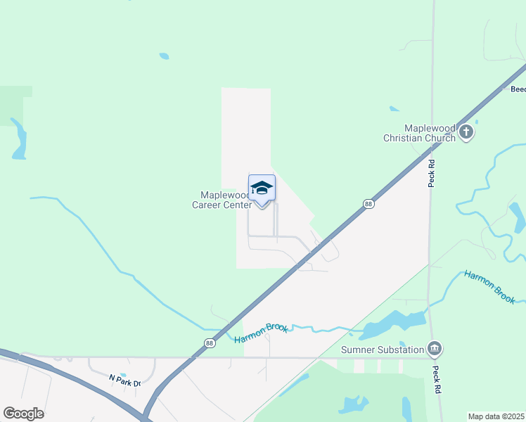 map of restaurants, bars, coffee shops, grocery stores, and more near 7075 Ohio 88 in Ravenna