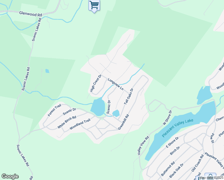 map of restaurants, bars, coffee shops, grocery stores, and more near 3 Cedar Knoll Way in Hamburg