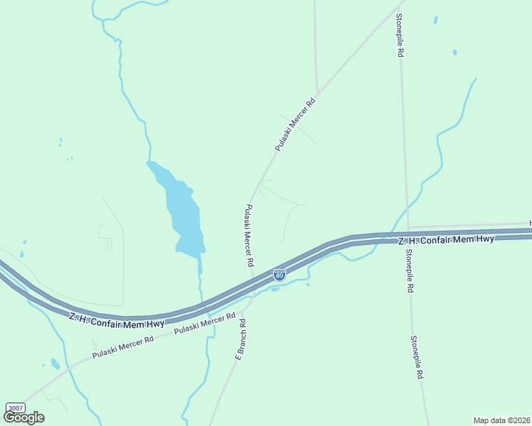 map of restaurants, bars, coffee shops, grocery stores, and more near 1568 Pulaski Mercer Road in Mercer