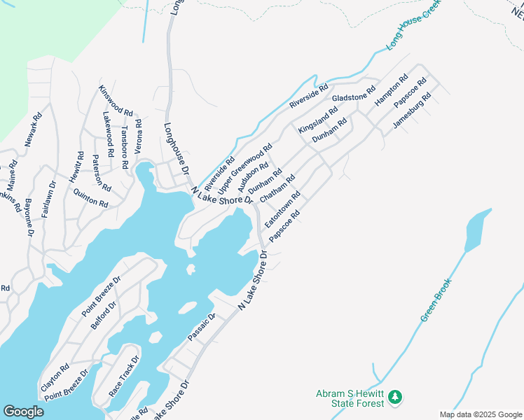map of restaurants, bars, coffee shops, grocery stores, and more near 361 North Lake Shore Drive in West Milford